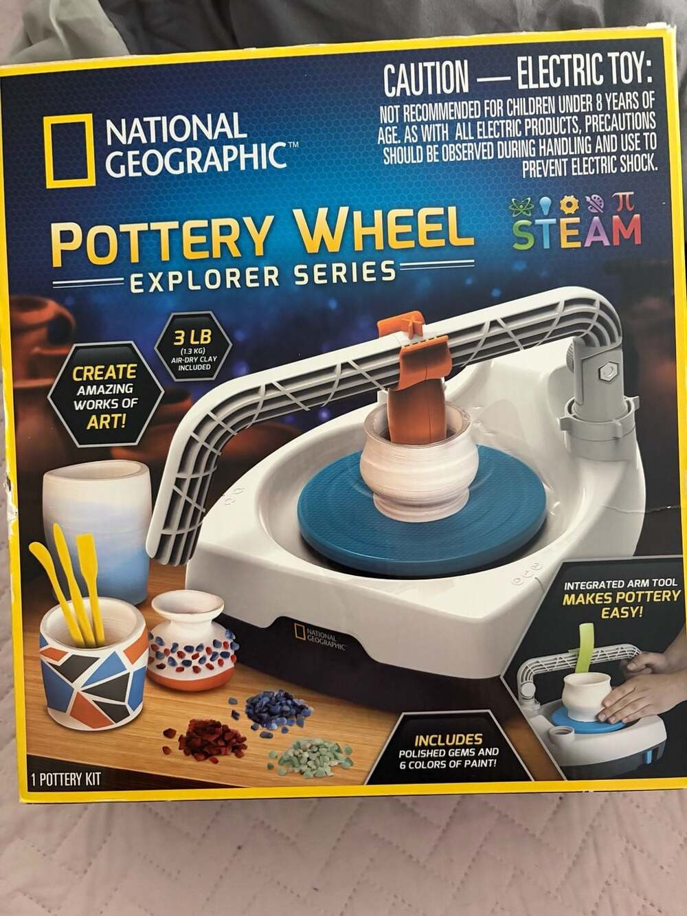 National Geographic Explorer Series Pottery Wheel Craft Kit